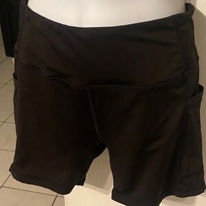 Women's Black Athletic Shorts
